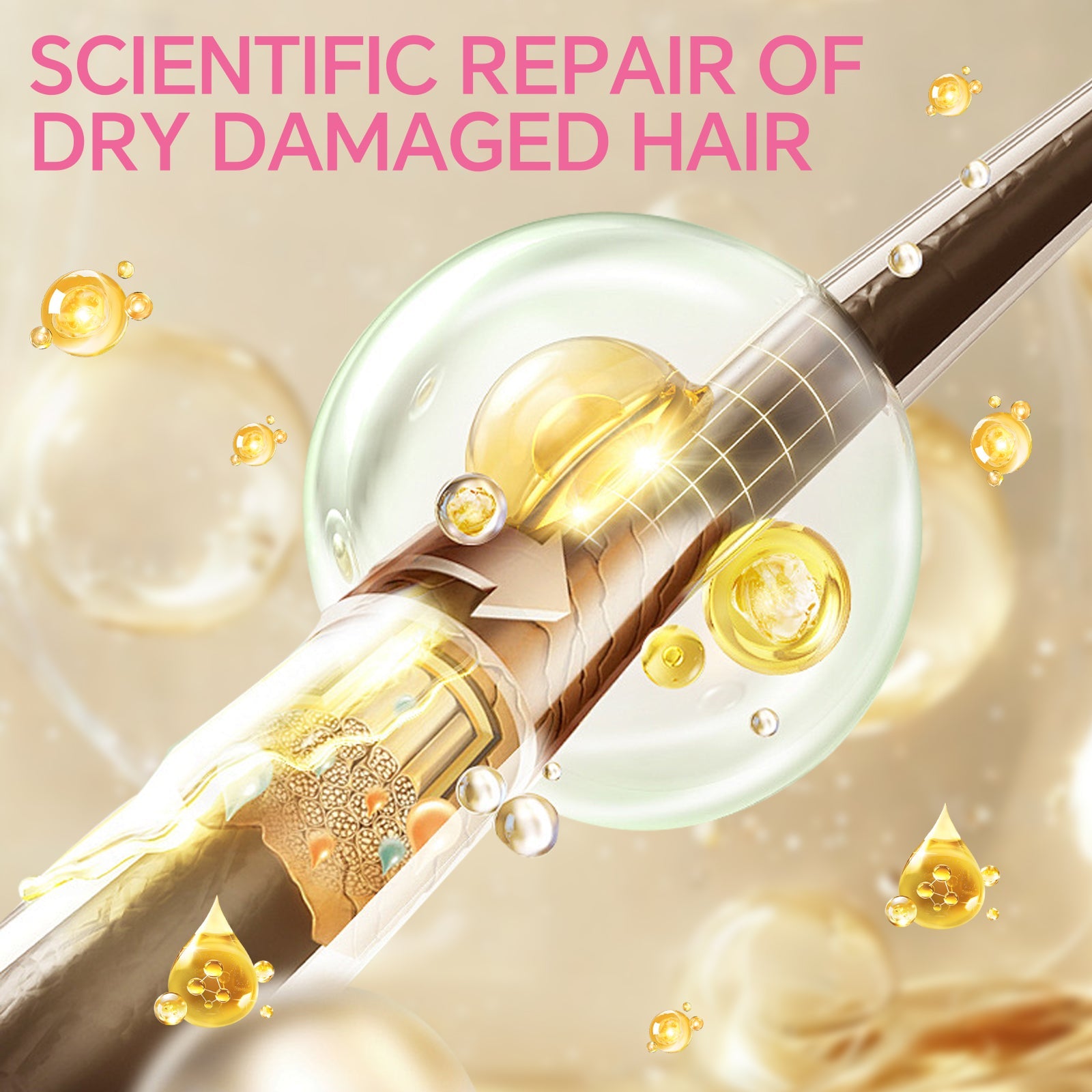 8.45oz (250ml) Ultra-Glow Collagen Hair Repair Mask